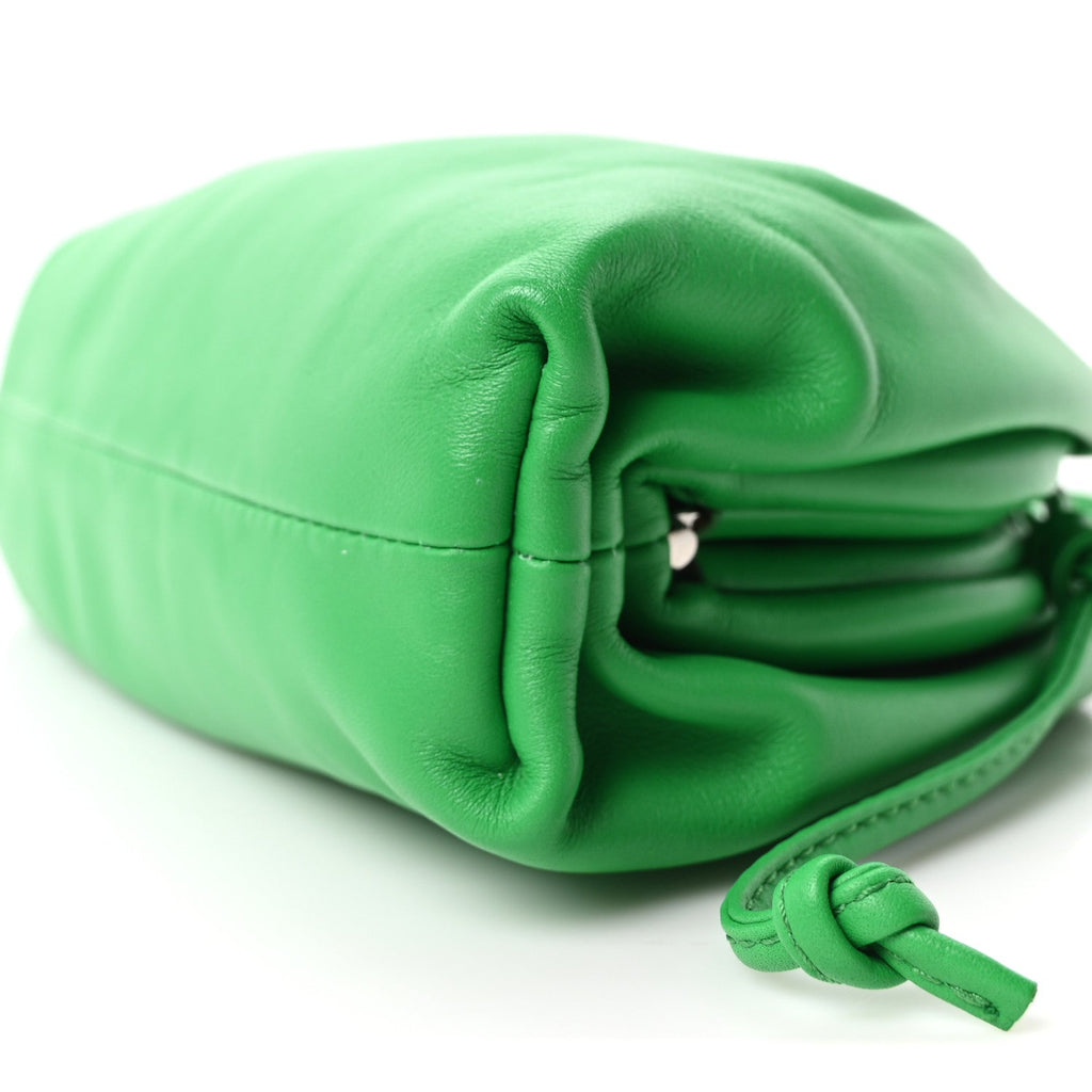 Butter Calfskin The Mini Pouch Parakeet