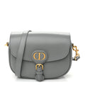 Box Calfskin Medium Bobby Flap Gray
