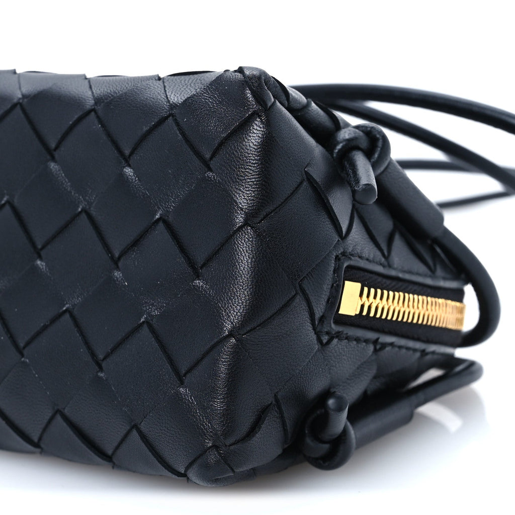 Nappa Intrecciato Concert Pouch Black
