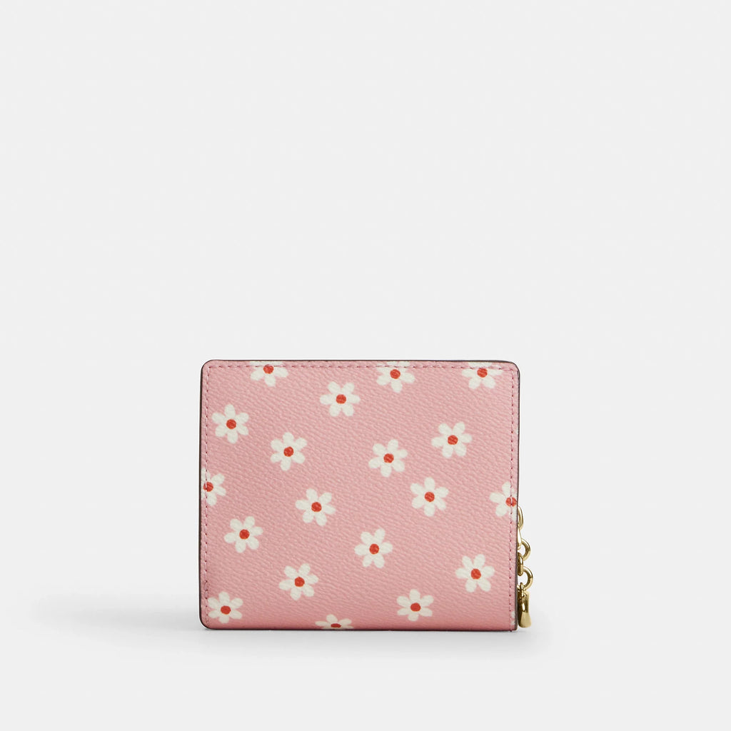 Coach Outlet Snap Wallet With Floral Print