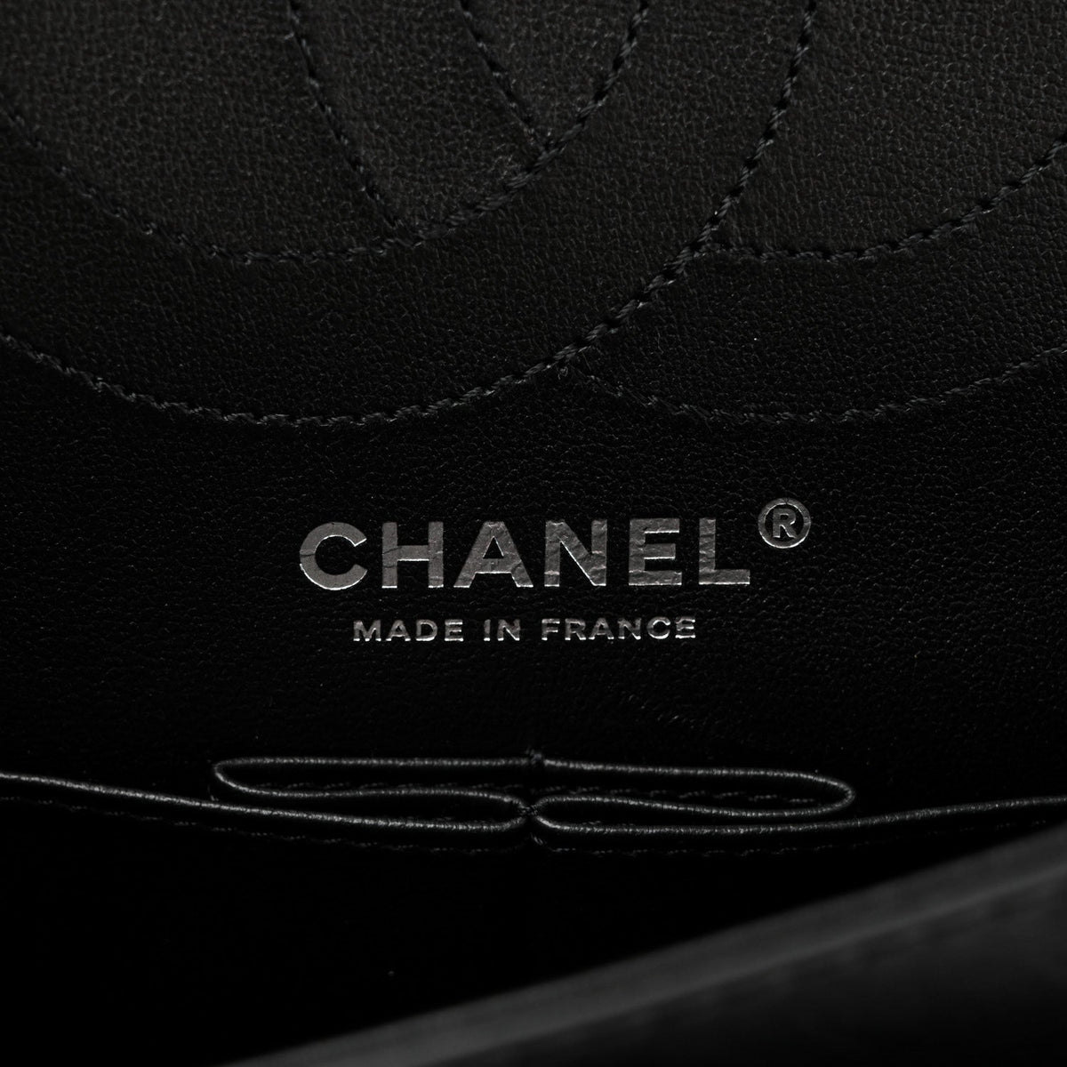 Patent Calfskin Quilted 2.55 Reissue 225 Flap So Black