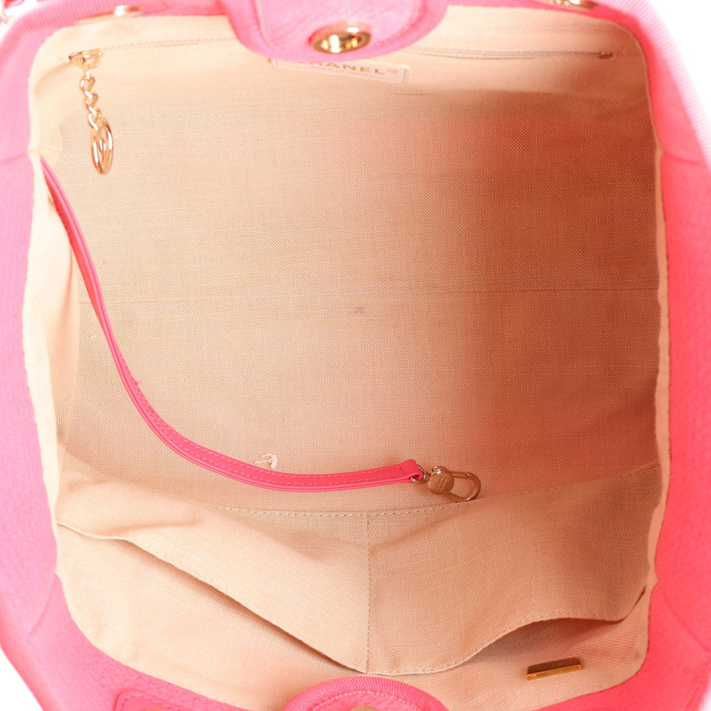 Mixed Fibers Small Deauville Tote Pink