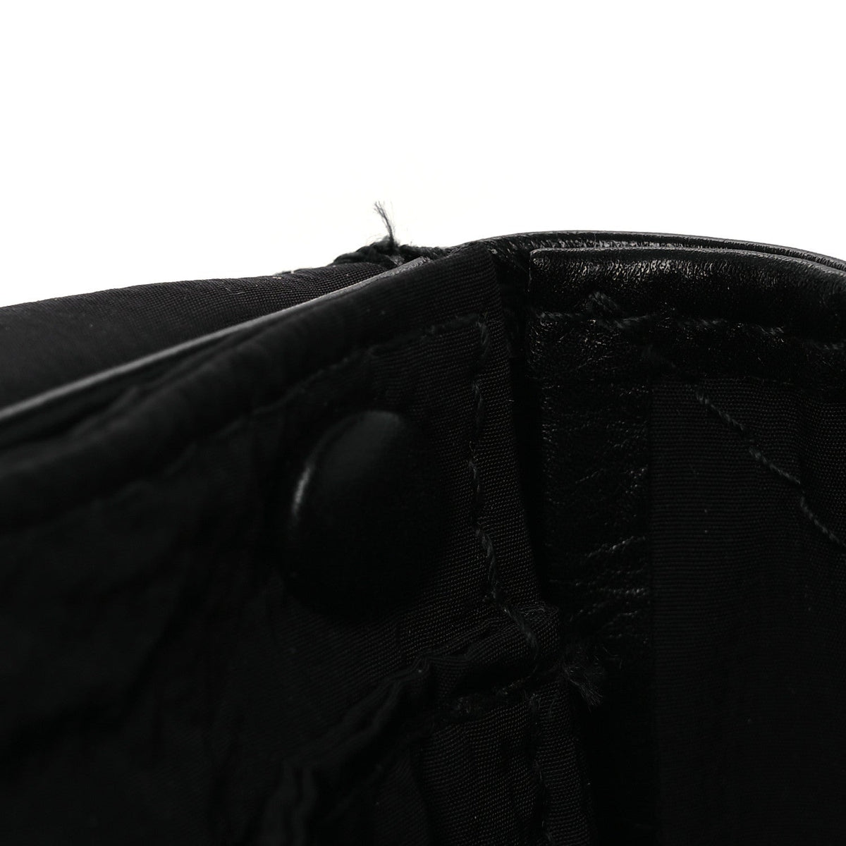 Paper Calfskin Maxi Intreccio The Belt Cassette Bag Black