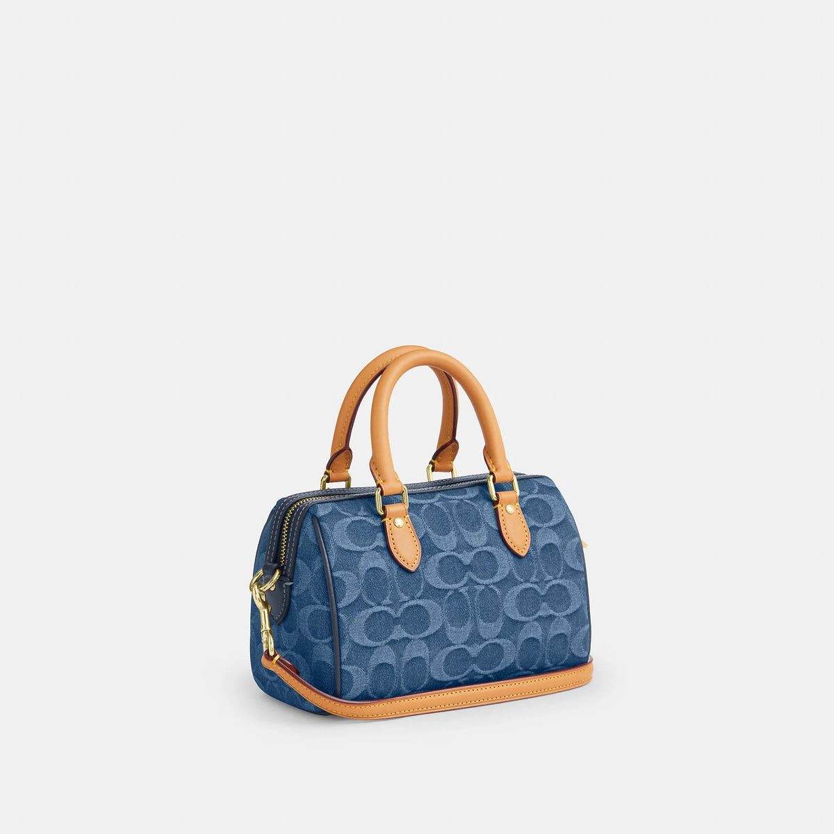 Coach Outlet Mini Rowan Crossbody Bag In Signature Denim