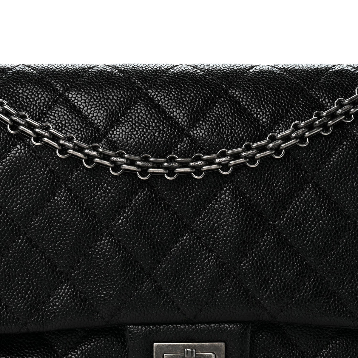 Caviar Quilted 2.55 Reissue 226 Flap Black