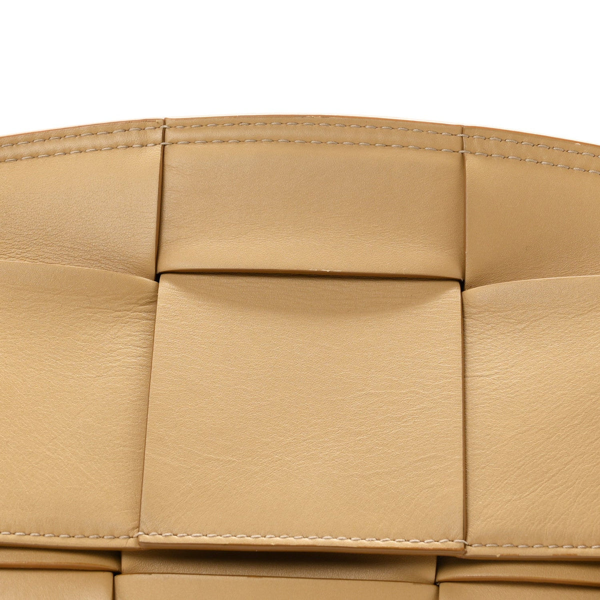 French Calfskin Maxi Intrecciato Small Arco Tapioca