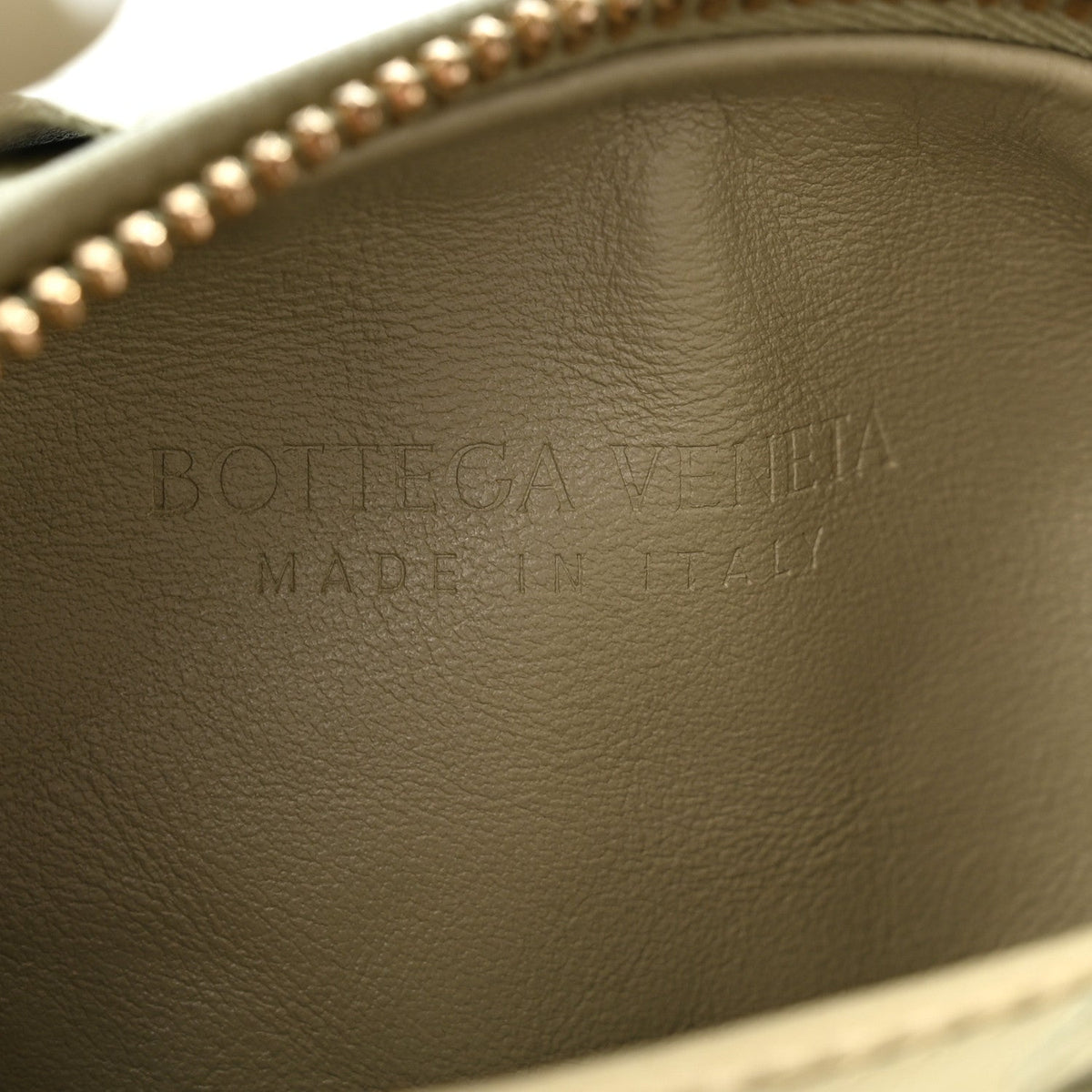 Nappa Intrecciato Mini Jodie Travertine