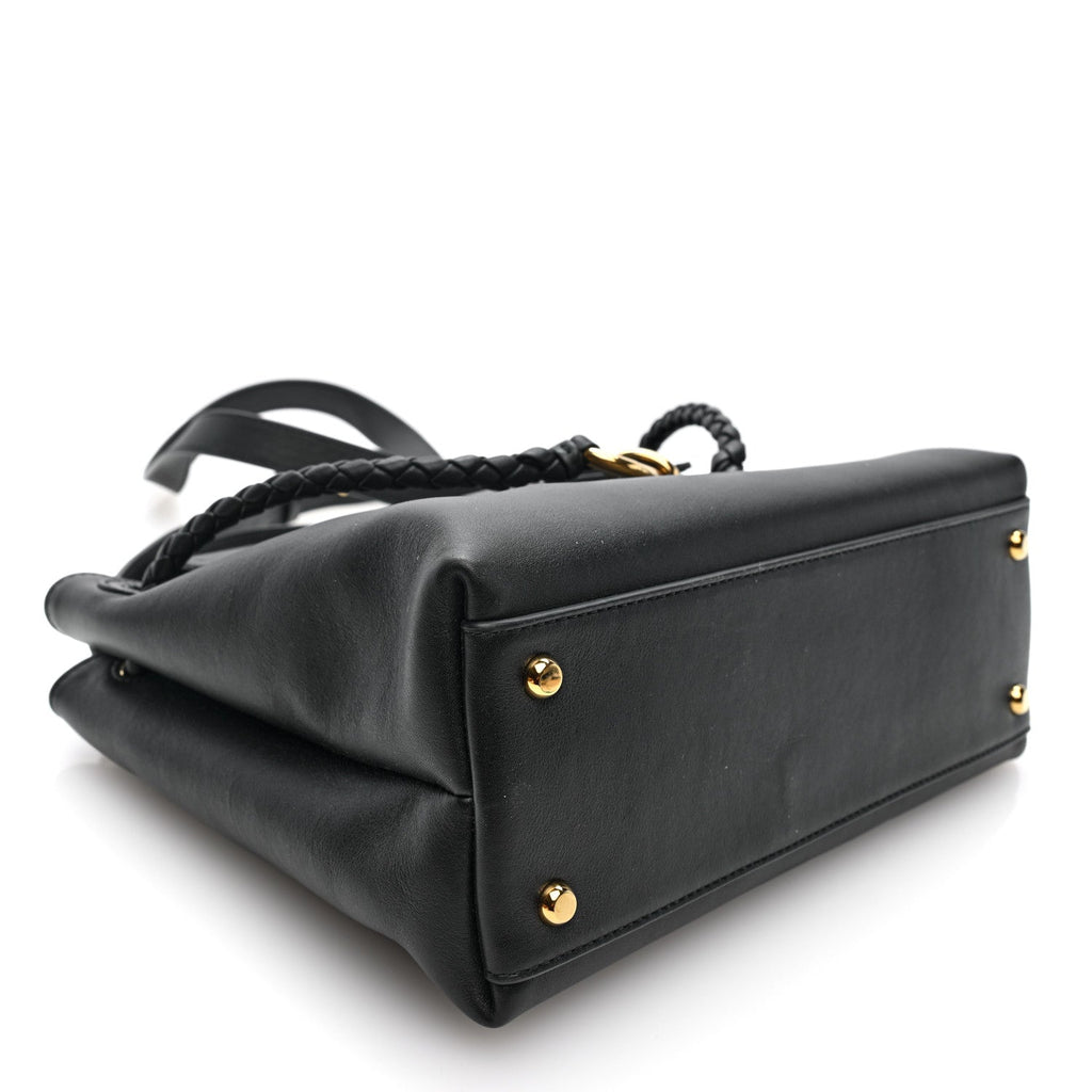 Silky Calfskin Small Ciao Ciao Black