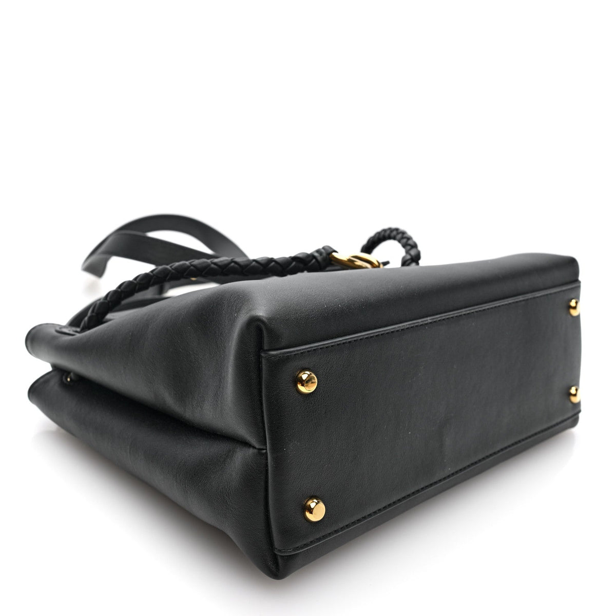 Silky Calfskin Small Ciao Ciao Black