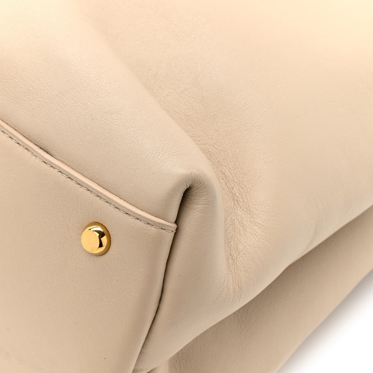 Silky Calfskin Medium Ciao Ciao Ecru