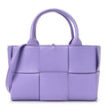 Calfskin Maxi Intreccio Mini Arco Tote Wisteria