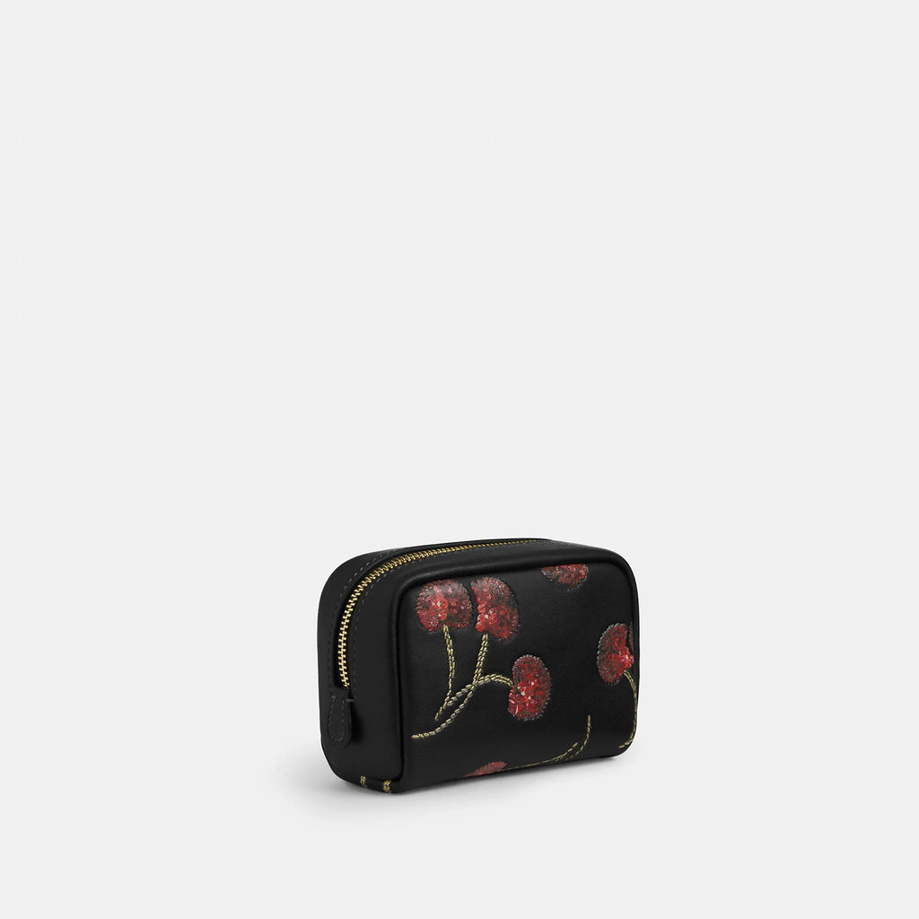 Coach Outlet Pouch Wristlet With Cherry Print