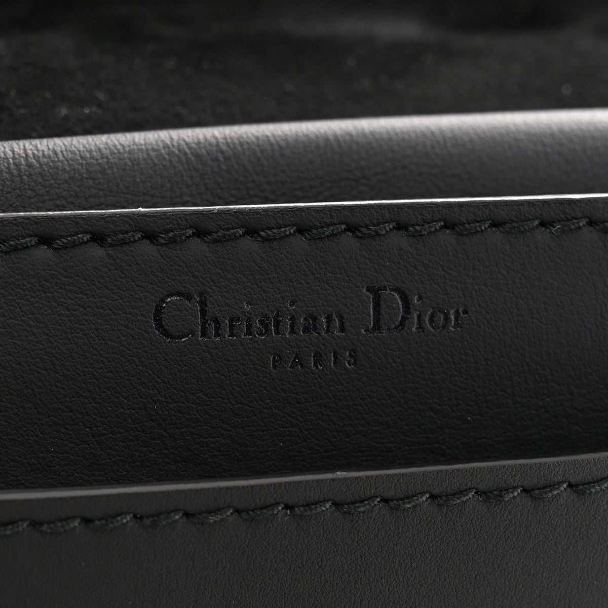 Ultra Matte Calfskin J'Adior Chain Flap Bag Black