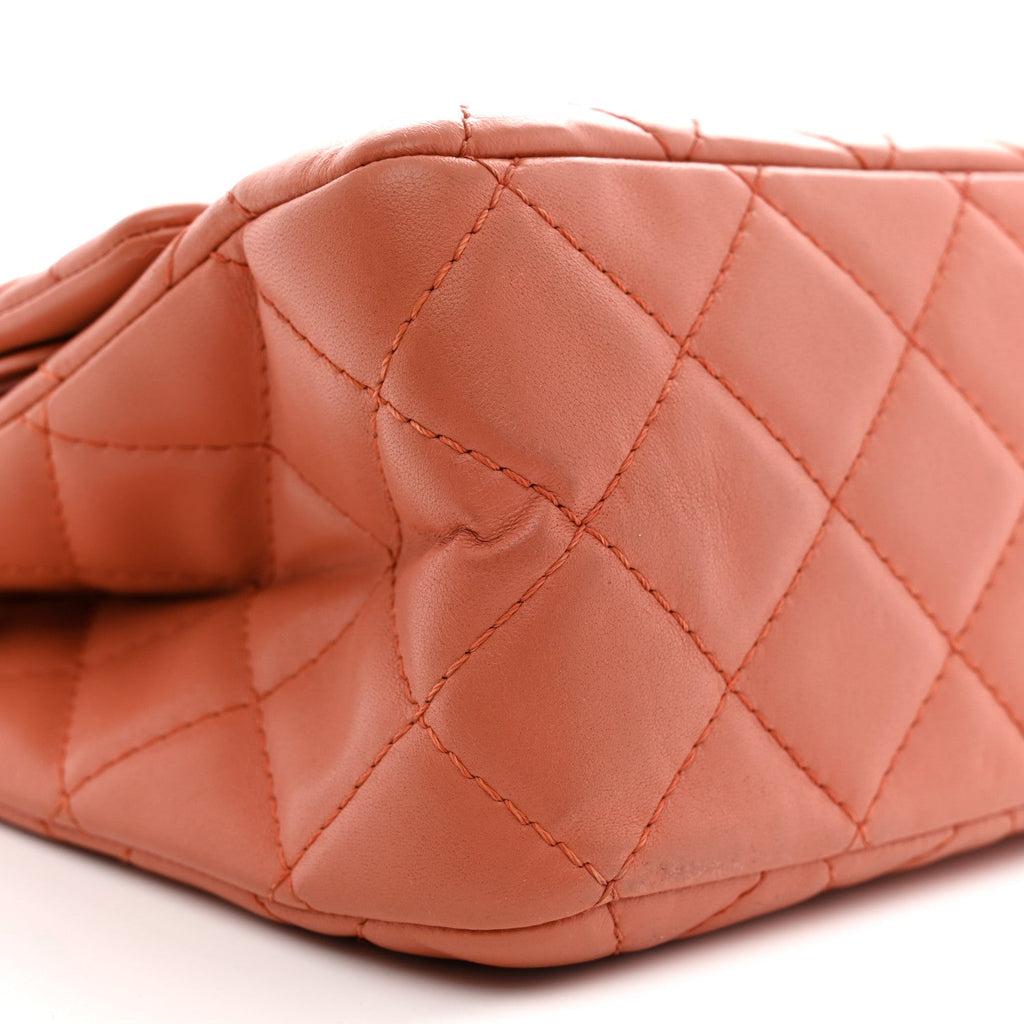 Lambskin Quilted 2.55 Reissue 227 Flap Orange