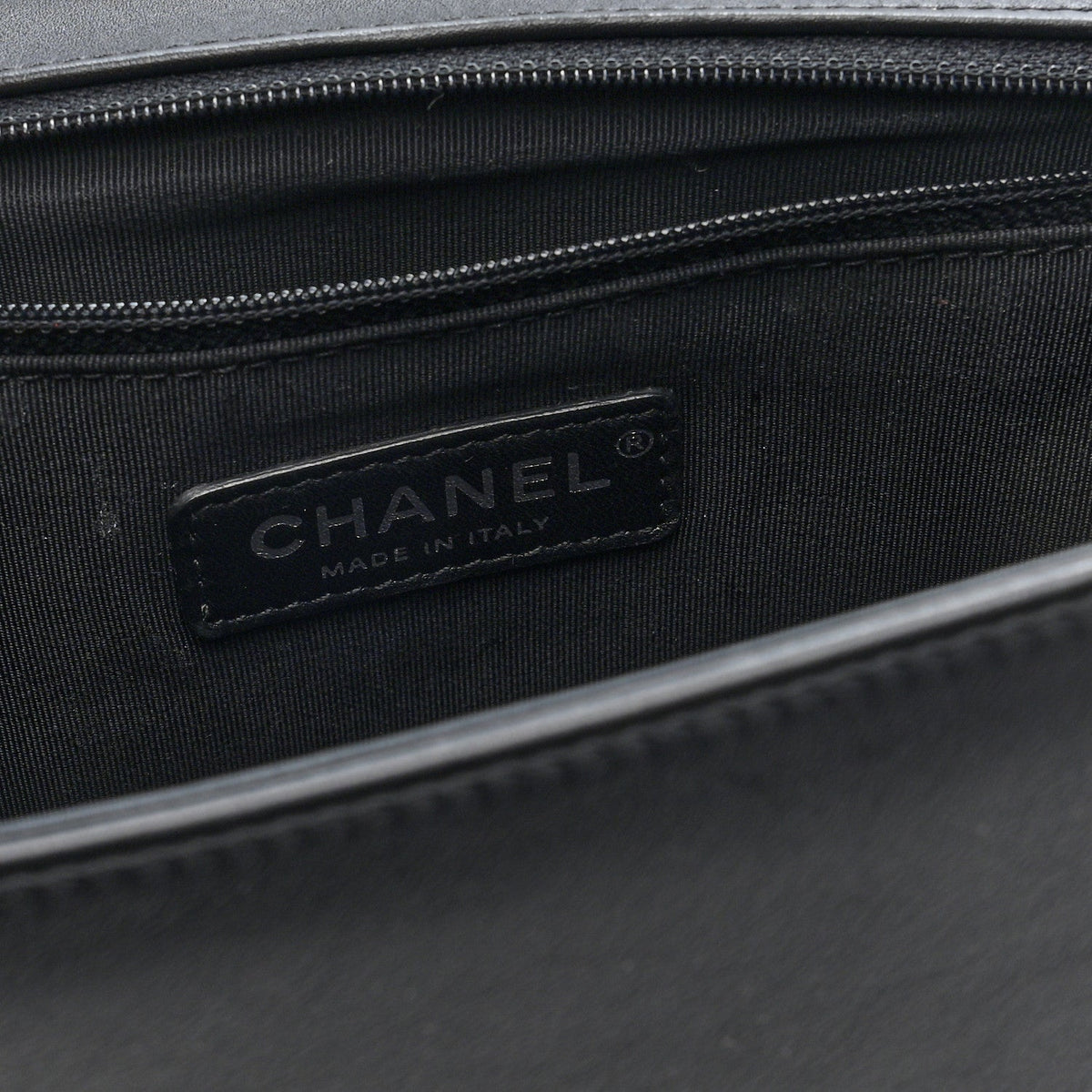 Lambskin Quilted New Medium Boy Flap Black