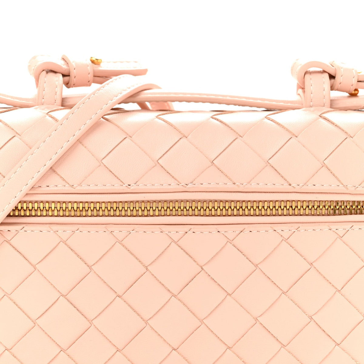 Calfskin Intrecciato Bang Bang Vanity Case Cameo