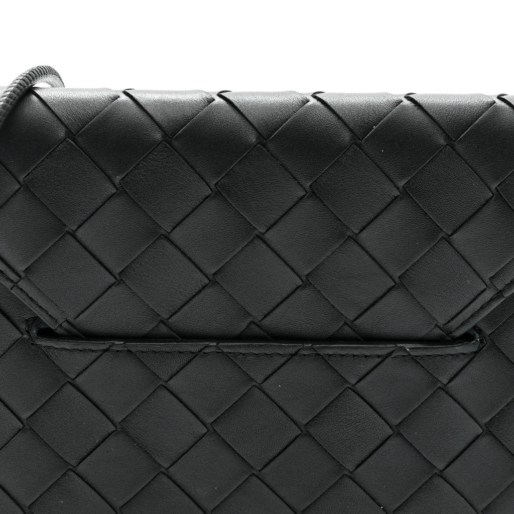 Calfskin Intrecciato Solstice Phone Pouch Nocturnal