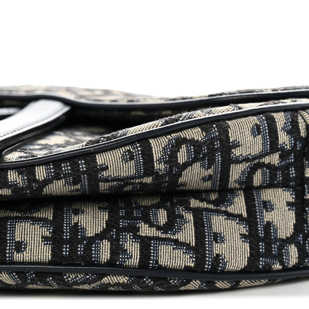 Oblique Saddle Bag Blue