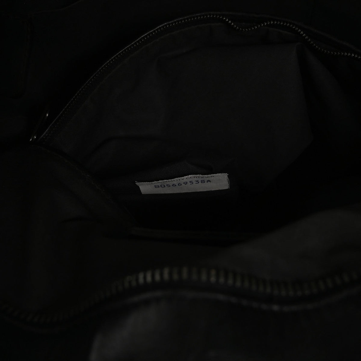 Nappa Intrecciato Front Pocket Convertible Tote  Black