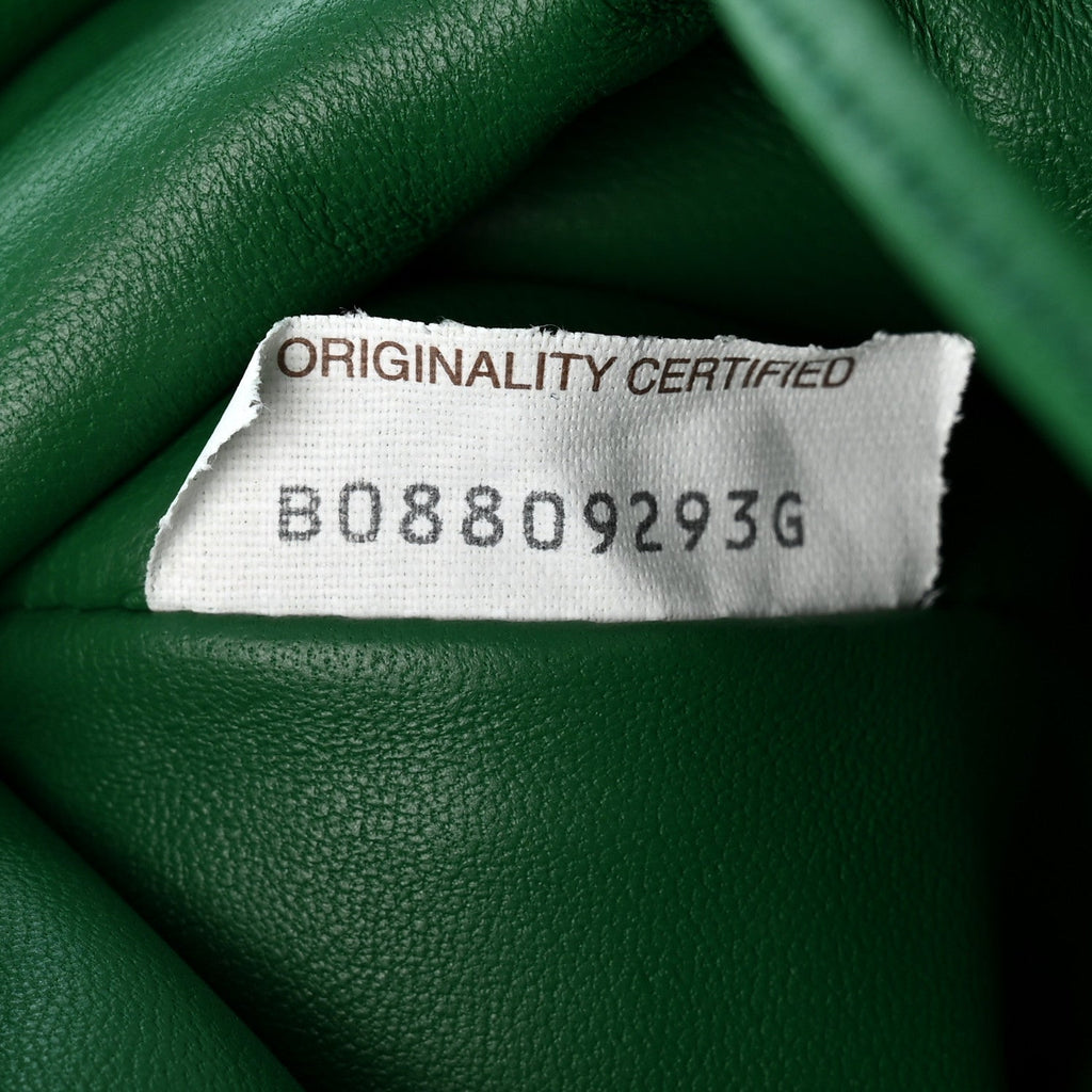 Nappa Intrecciato The Mini Pouch Racing Green