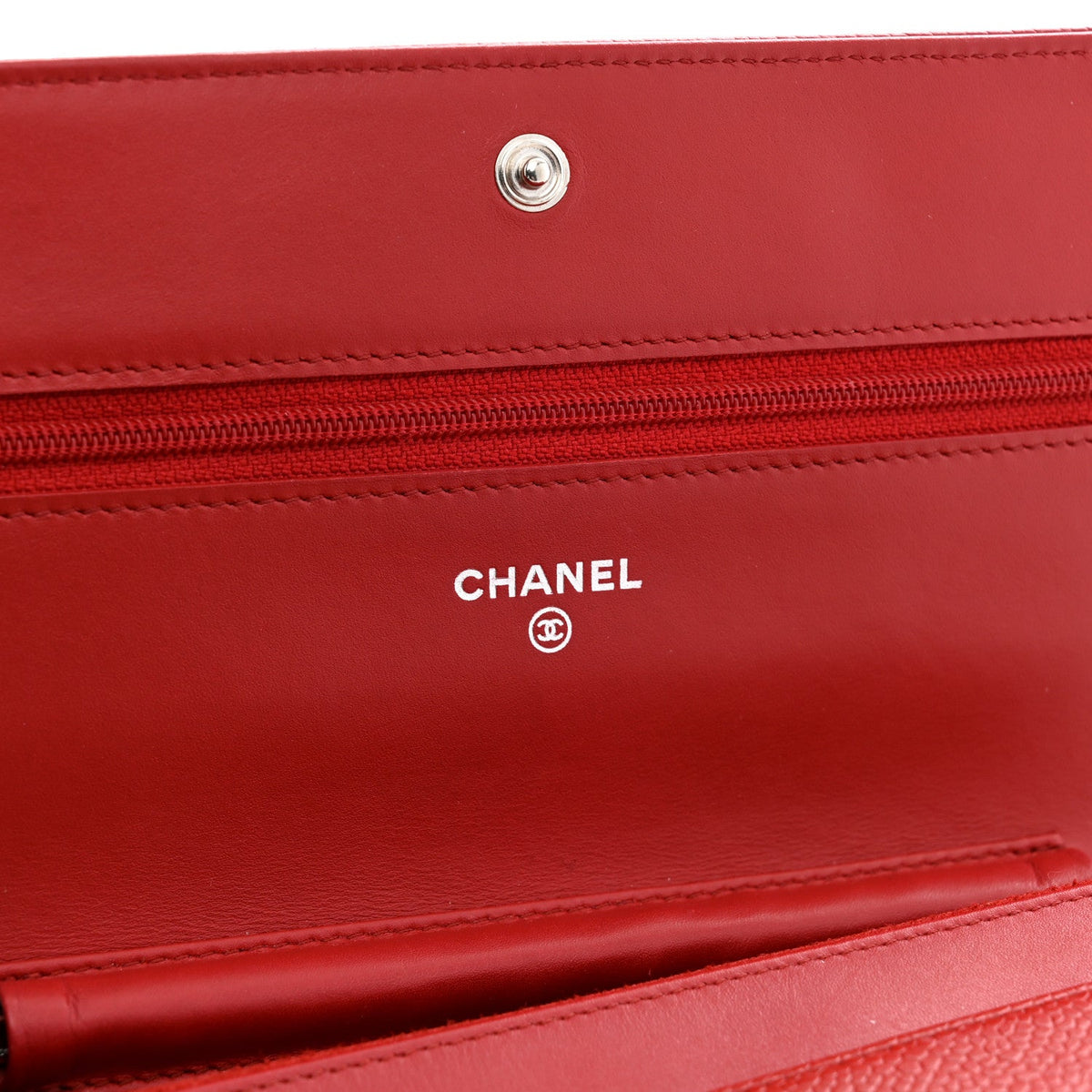 Caviar Timeless CC Wallet on Chain WOC Red