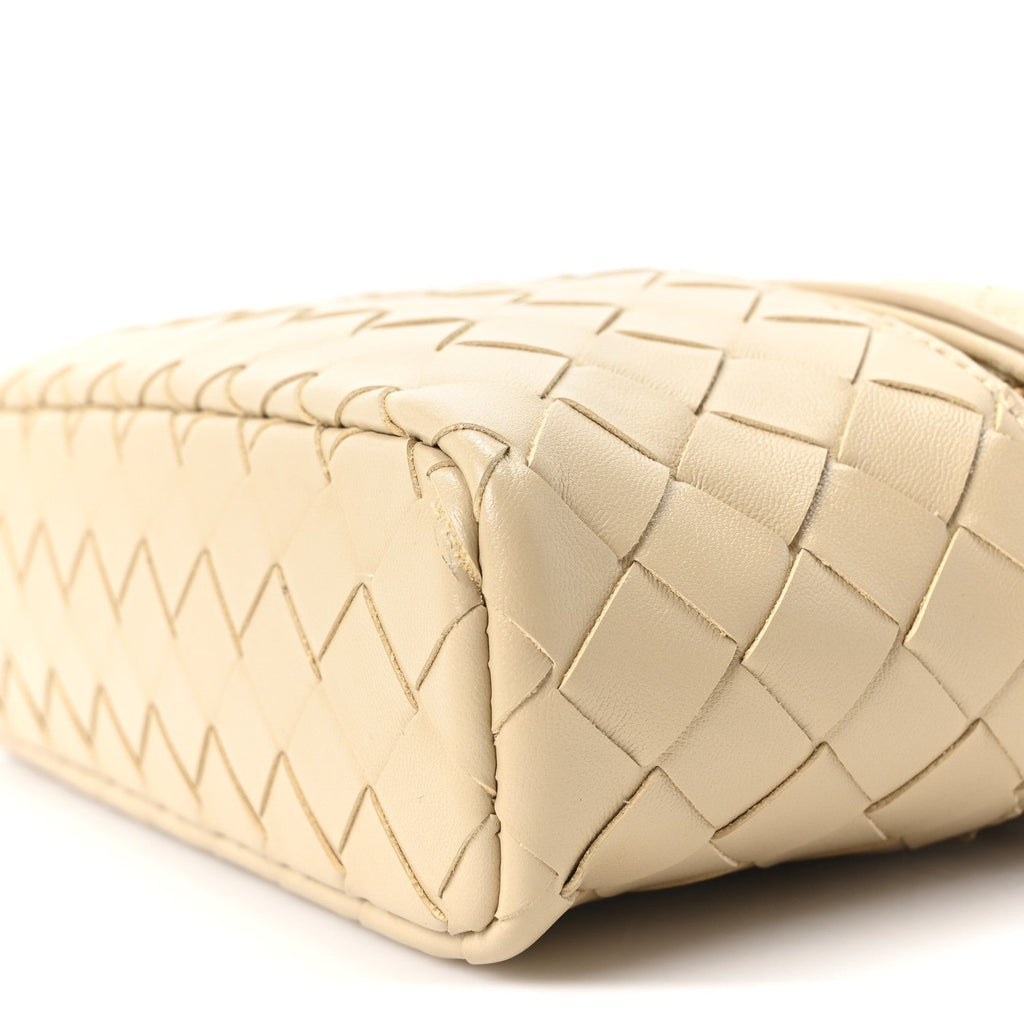 Calfskin Intrecciato Bang Bang Vanity Case Ecru