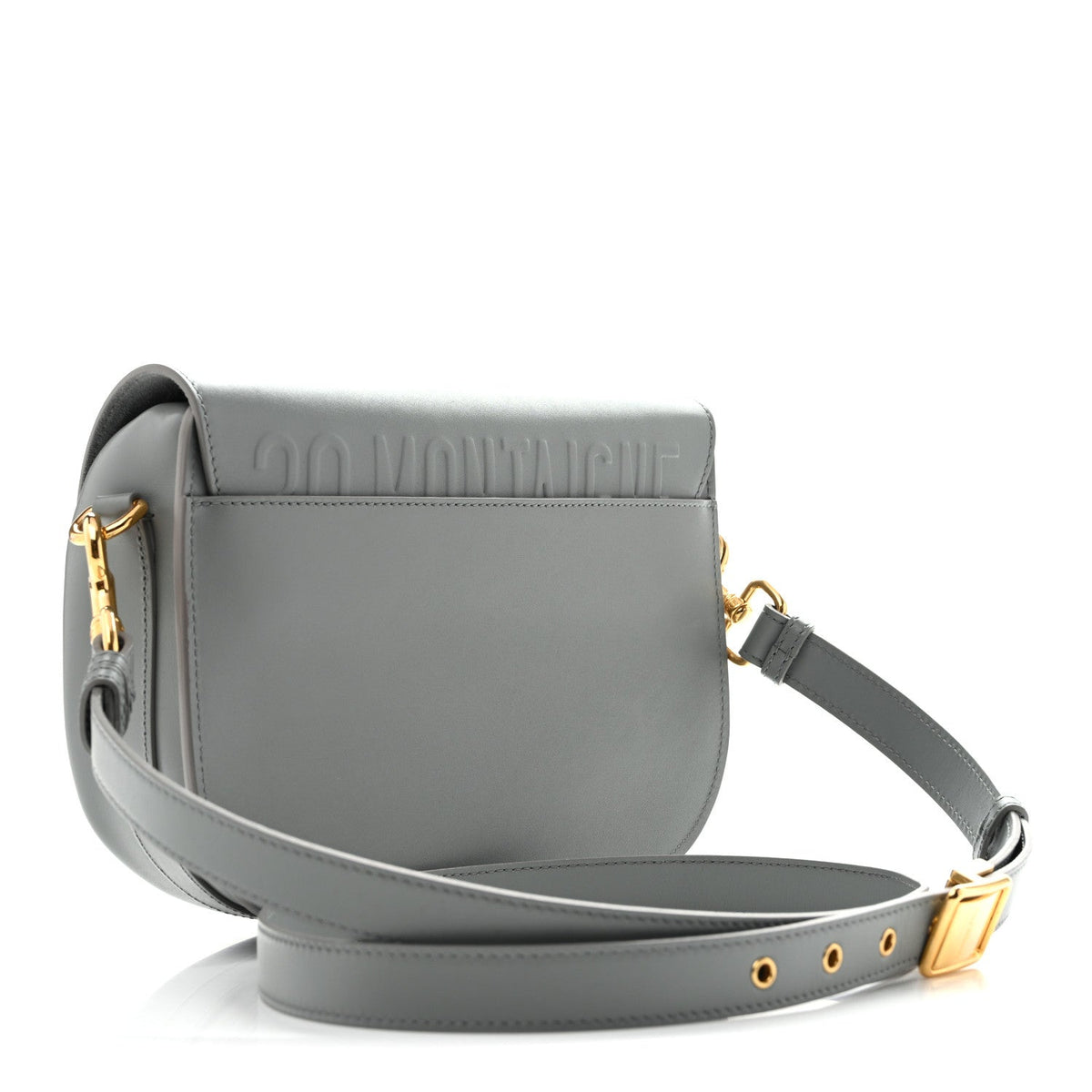 Box Calfskin Medium Bobby Flap Gray