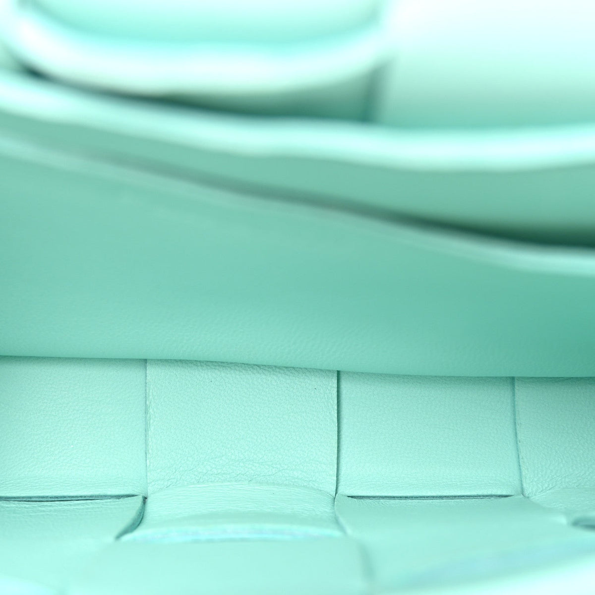 Lambskin Maxi Intrecciato Small Cassette Crossbody Bag  Celadon
