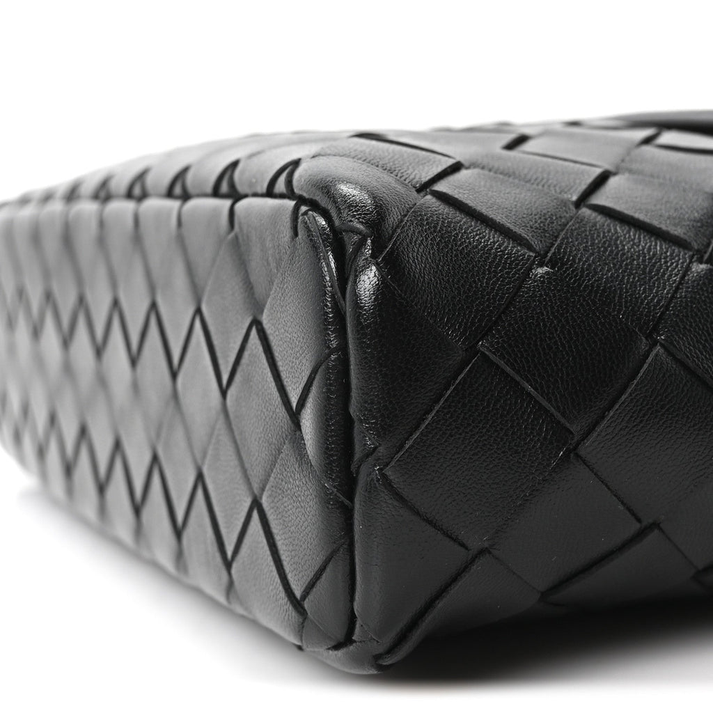 Calfskin Intrecciato Bang Bang Vanity Case Black