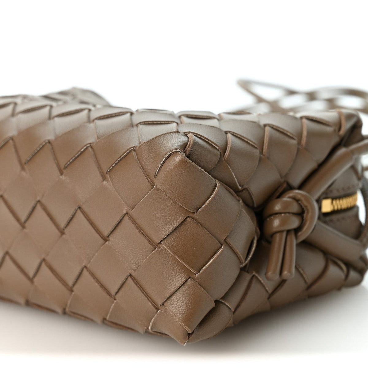 Nappa Intrecciato Mini Loop Camera Bag Pinecone