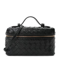 Calfskin Intrecciato Bang Bang Vanity Case Black