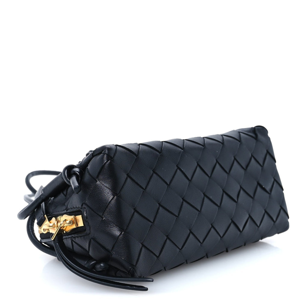 Nappa Intrecciato Concert Pouch Black