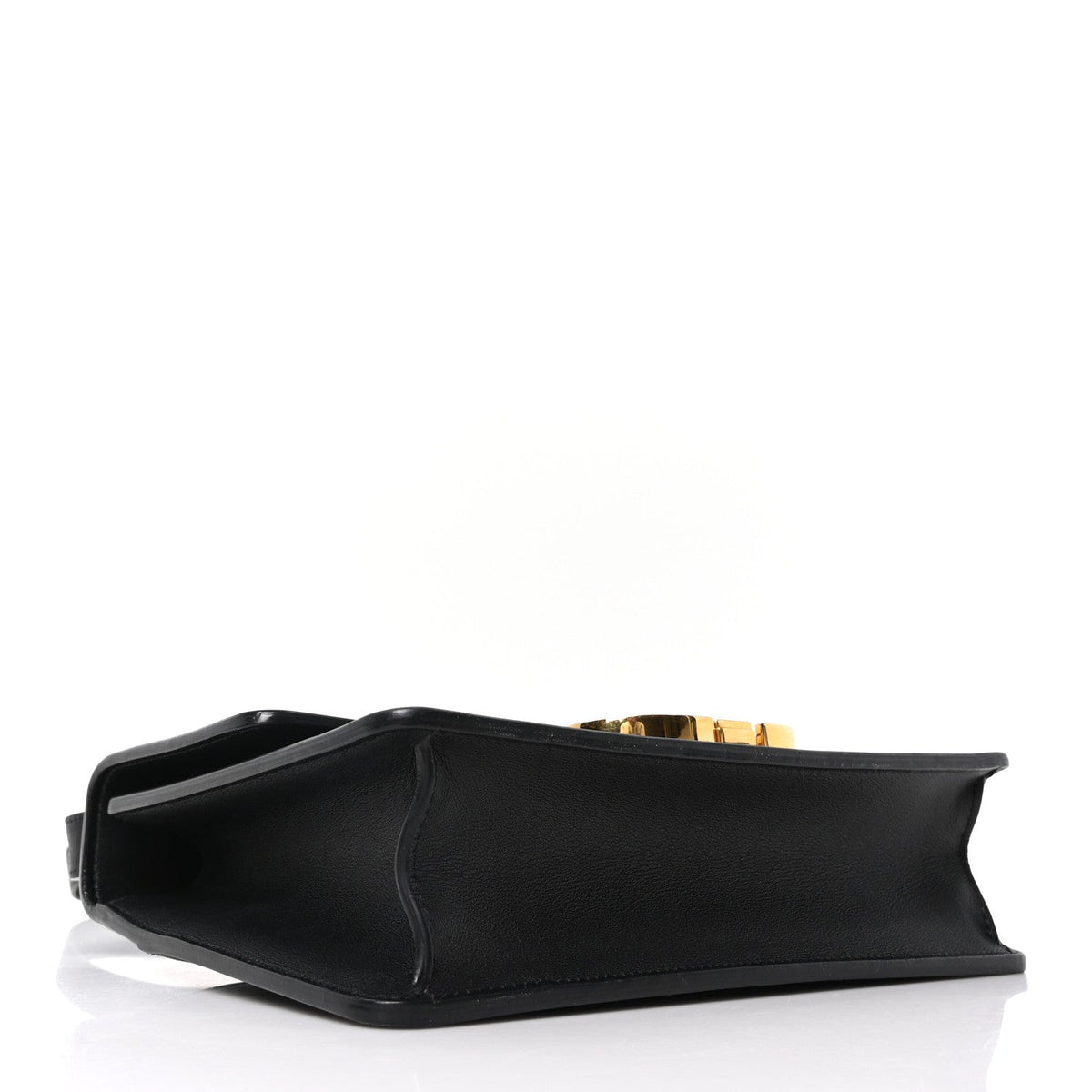Smooth Calfskin 30 Montaigne Flap Bag Black