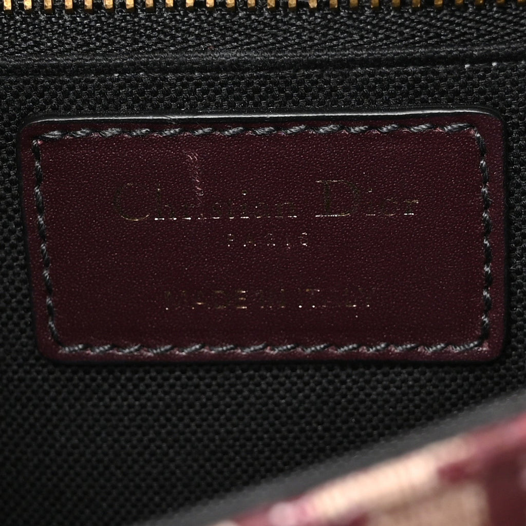 Oblique 30 Montaigne Flap Bag Burgundy