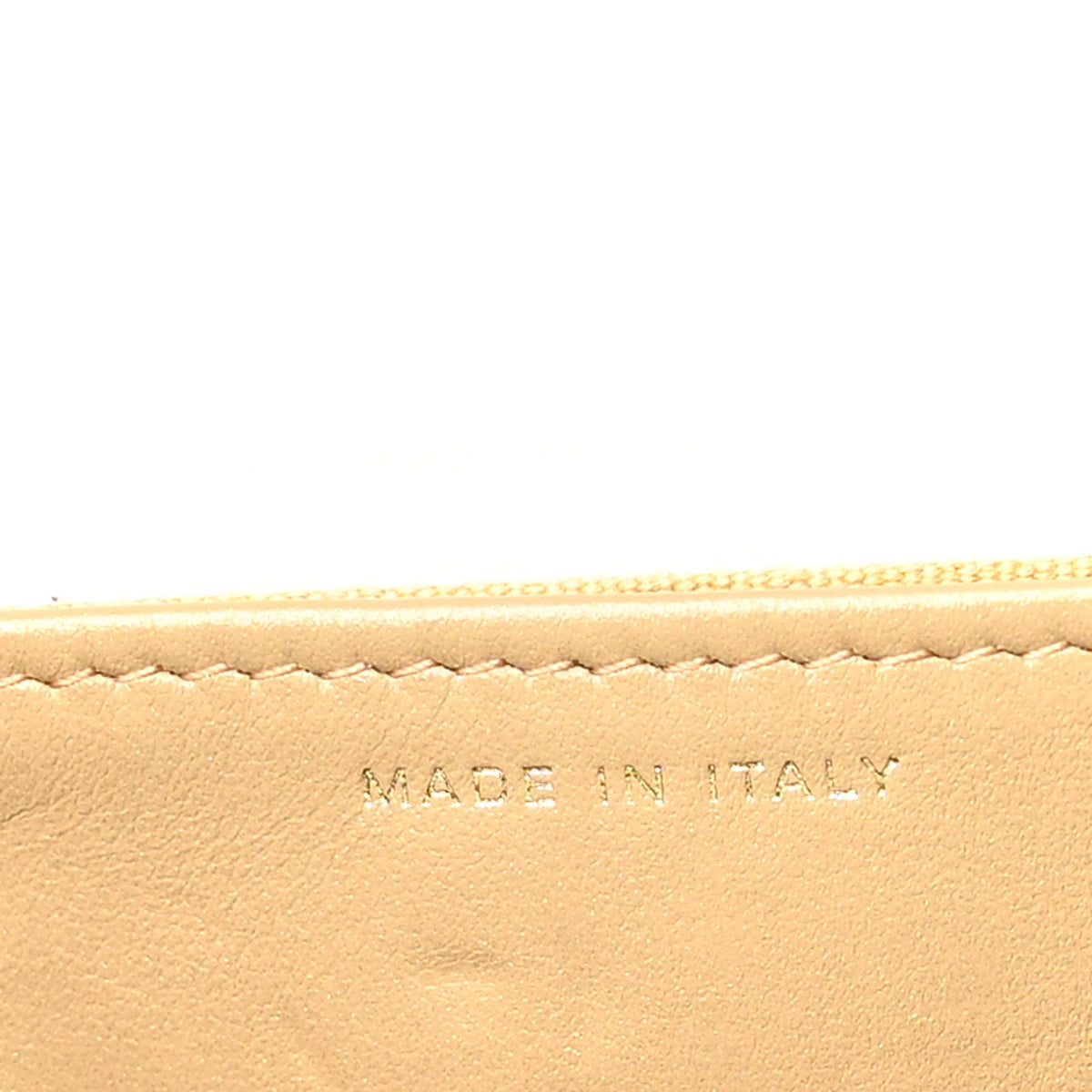 Lambskin Enamel Quilted CC Slide Wallet On Chain WOC White