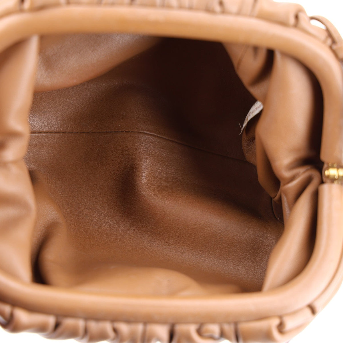 Butter Calfskin The Mini Pouch Camel