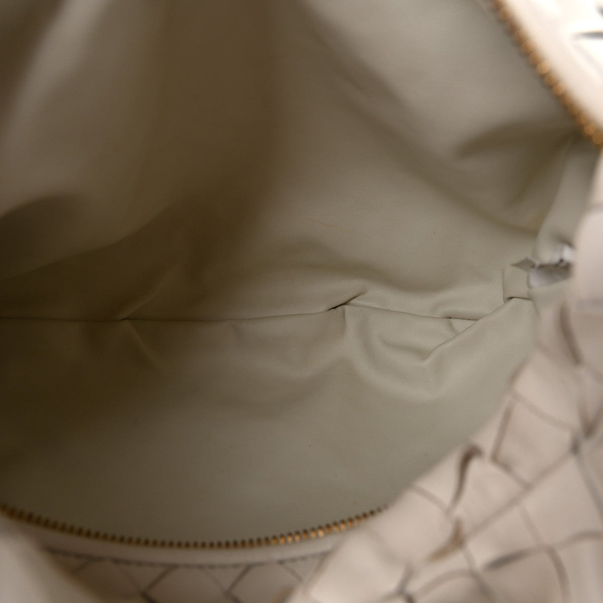 Nappa Intrecciato Teen Jodie Hobo White