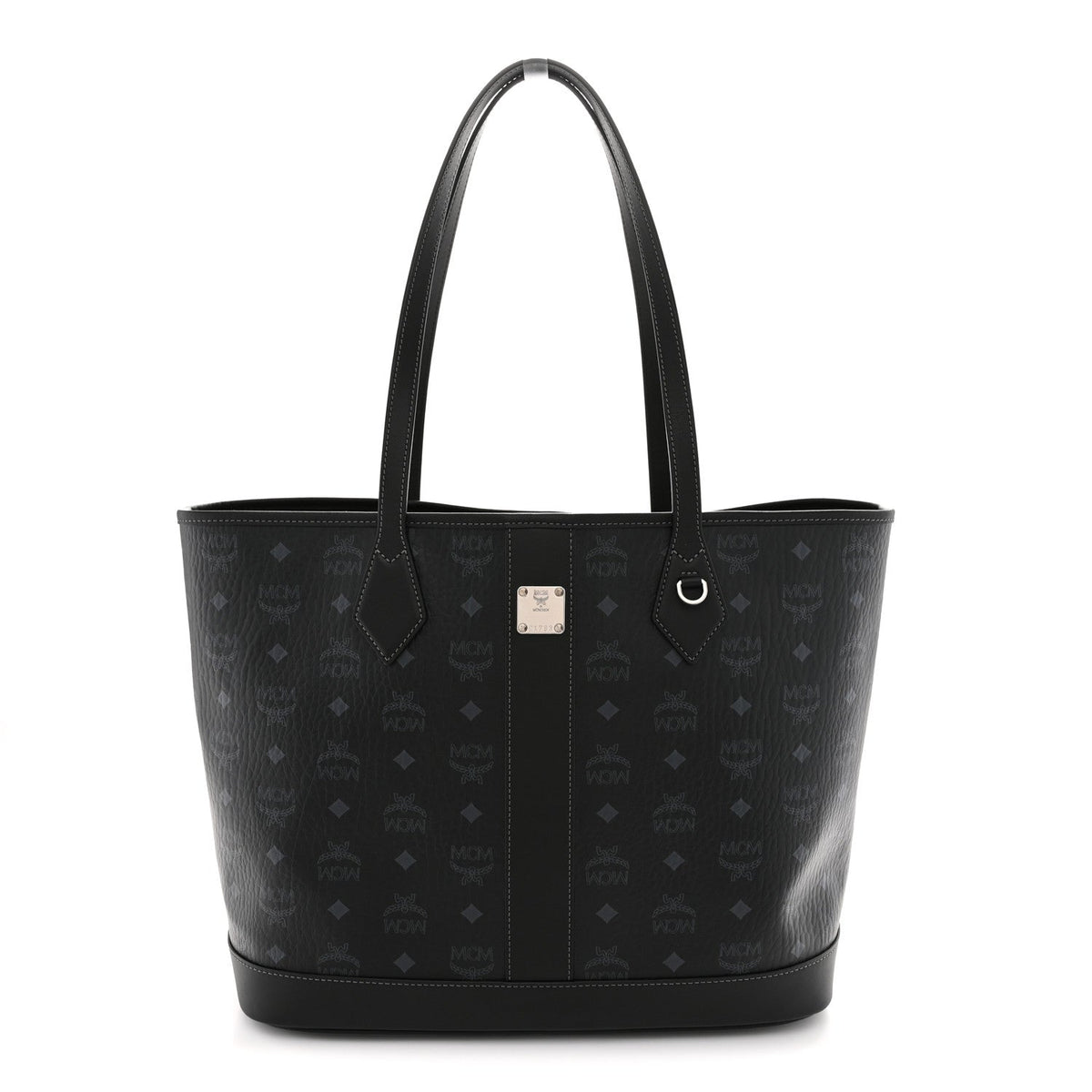 Visetos Medium New Liz Shopper Tote Black