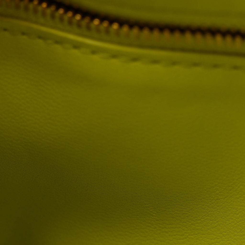 Nappa Maxi Intreccio Padded Cassette Crossbody Bag Lime
