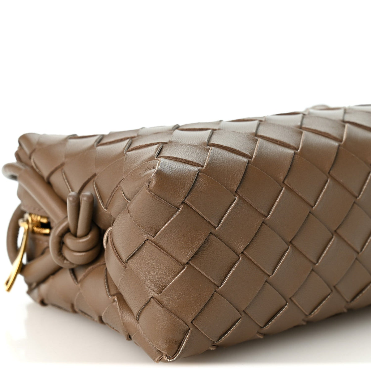 Nappa Intrecciato Mini Loop Camera Bag Pinecone
