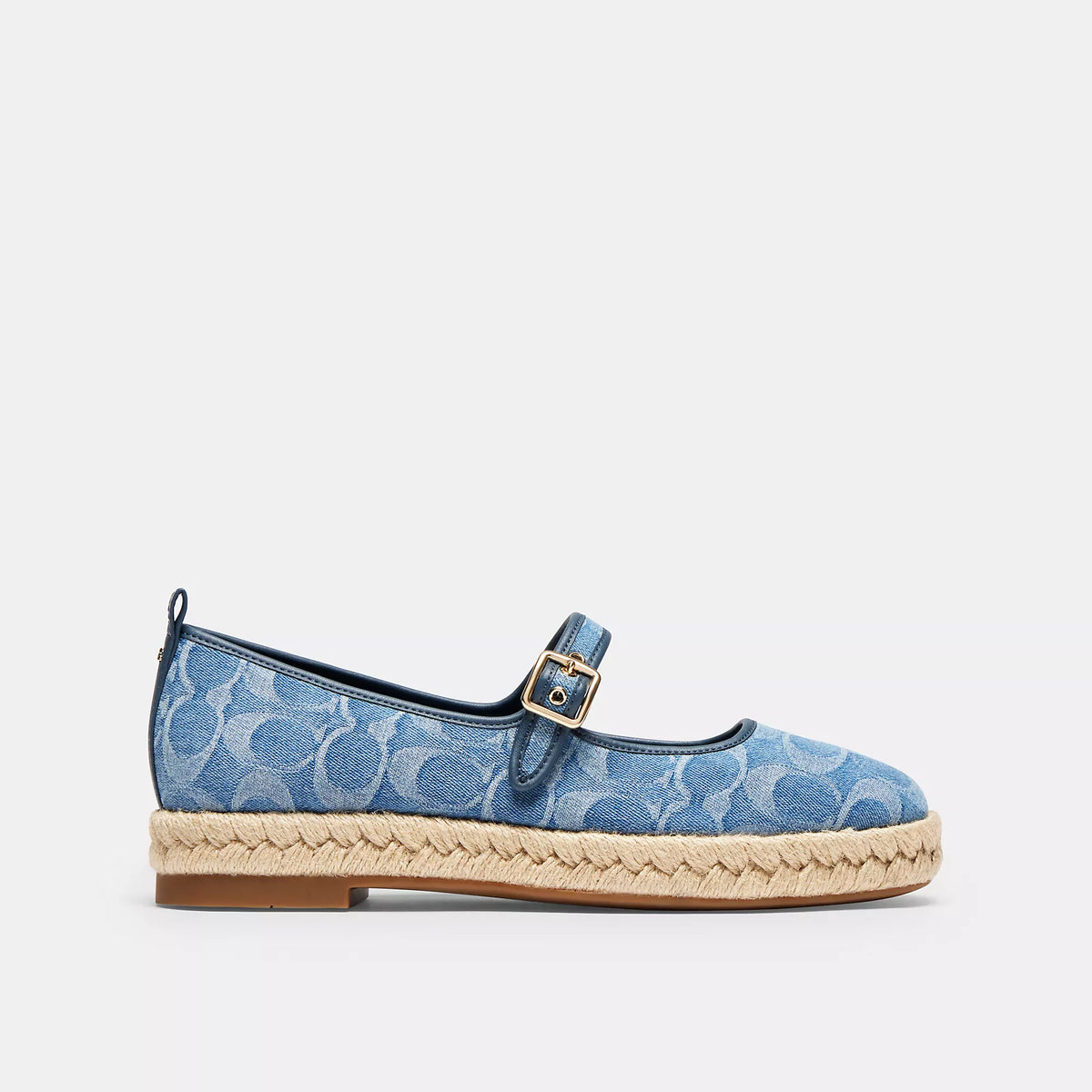 Coach Outlet Mary Espadrille In Signature Denim