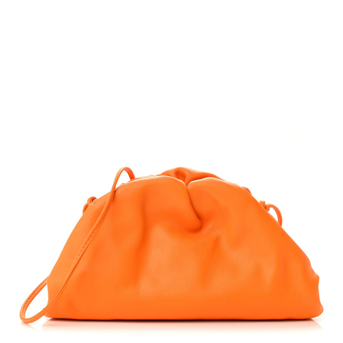 Butter Calfskin The Mini Pouch Light Orange