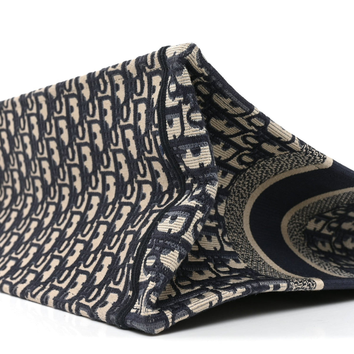 Oblique Medium Book Tote Blue Multicolor