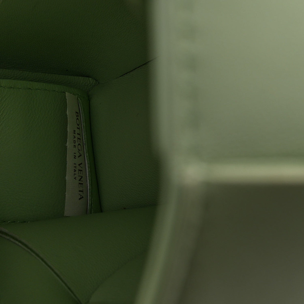 Nappa Maxi Intreccio Mini Arco East West Tote Pistachio