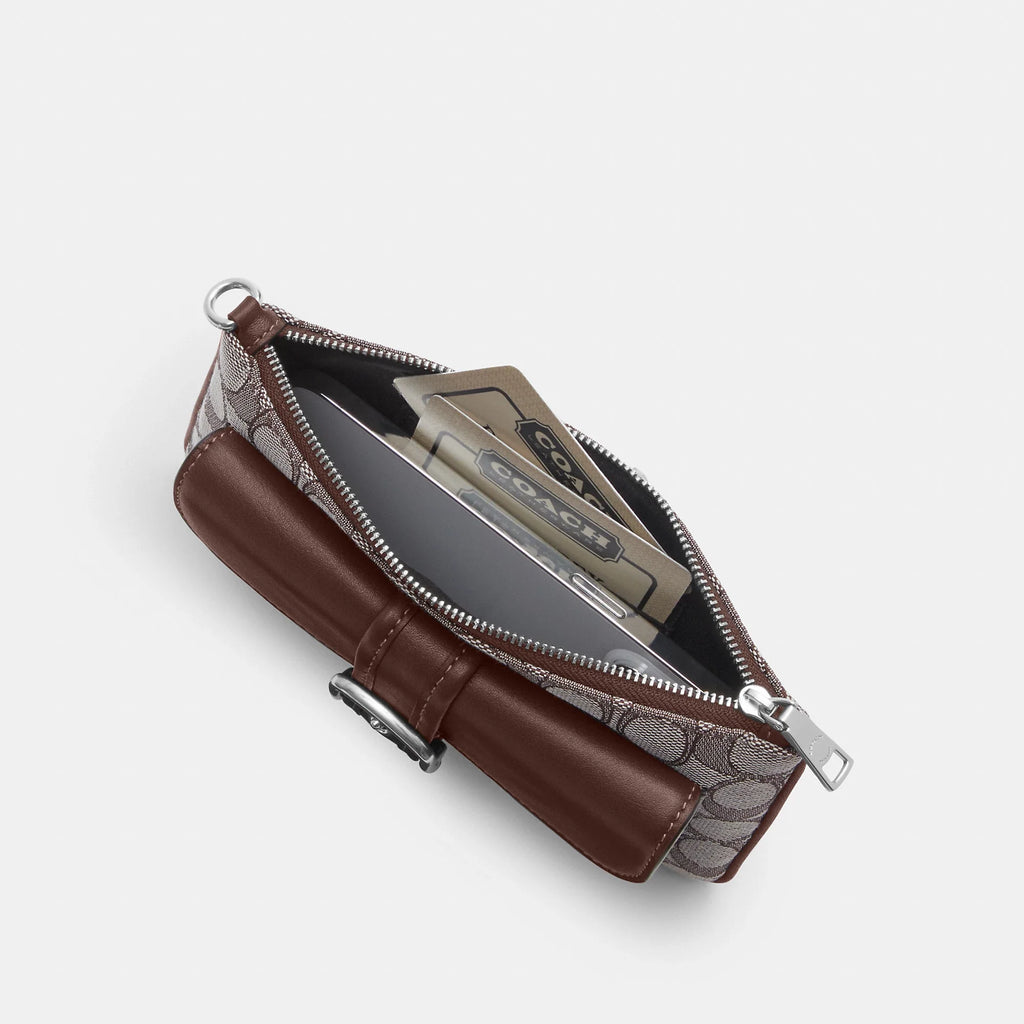 Coach Outlet Ashton Wristlet In Signature Jacquard