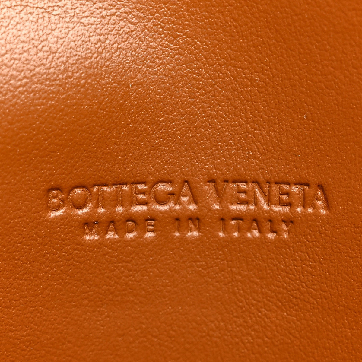 Nappa Intrecciato Long Andiamo Top Handle Clutch  Amber