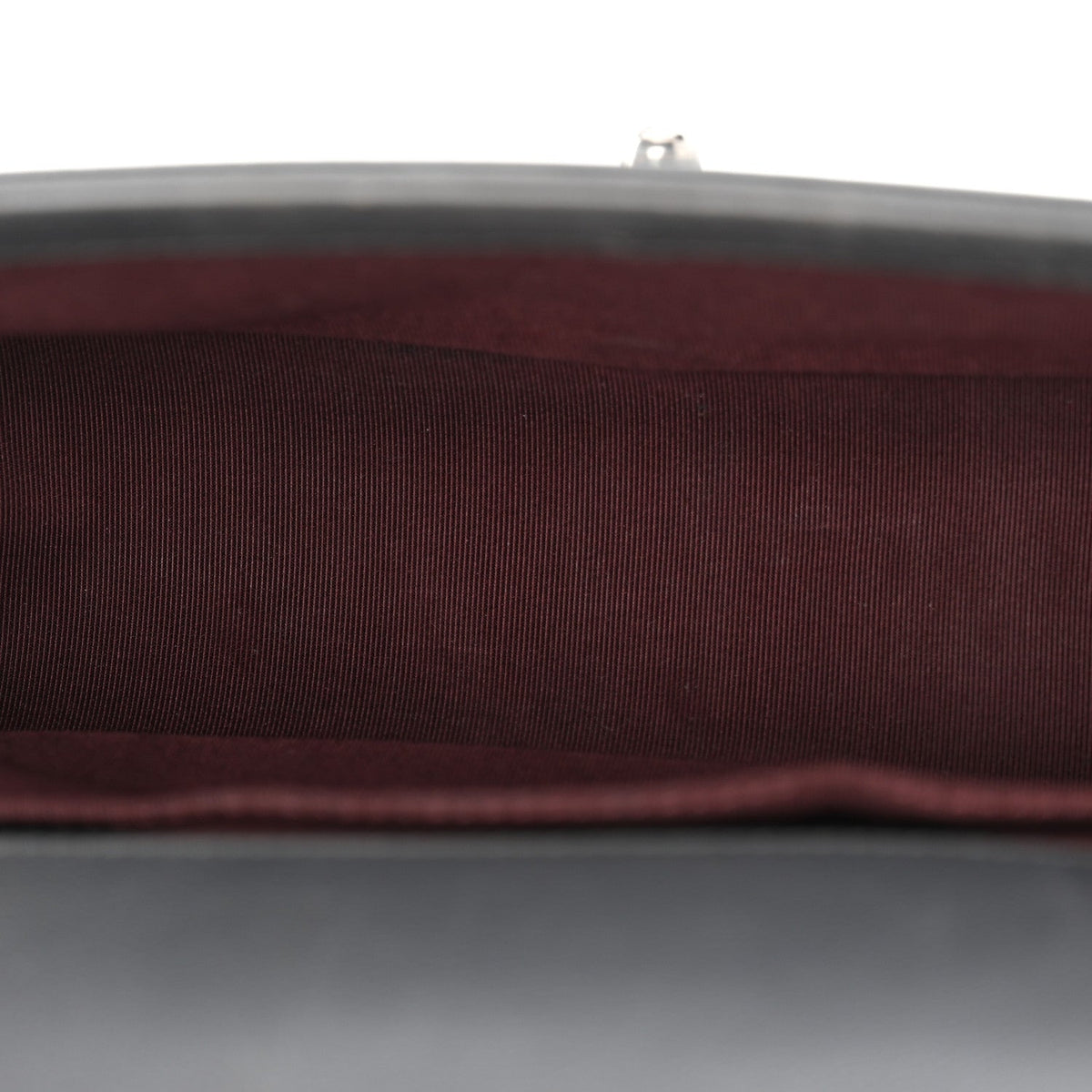 Calfskin Double Stitch Medium Boy Flap Grey
