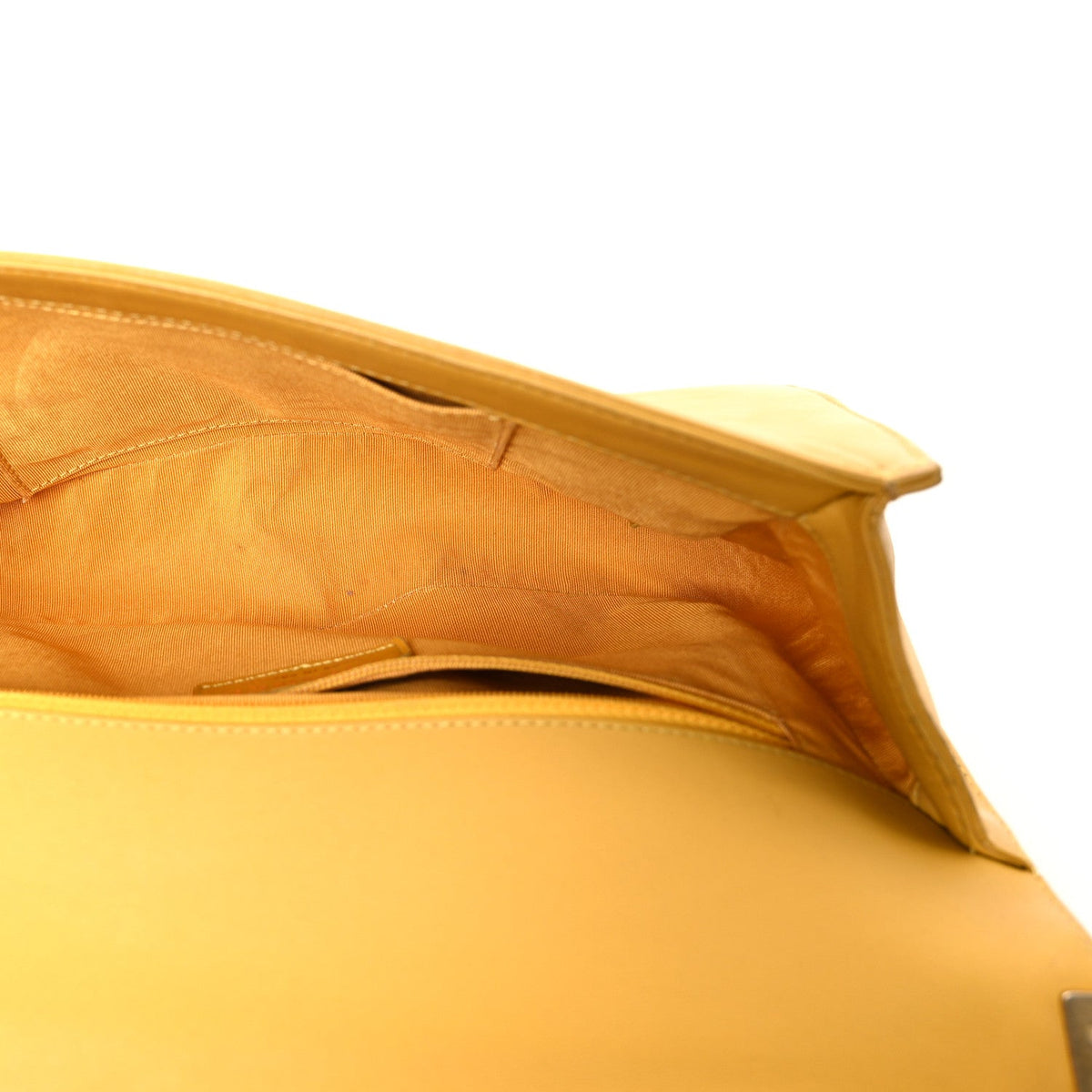 Lambskin Quilted New Medium Boy Flap Yellow
