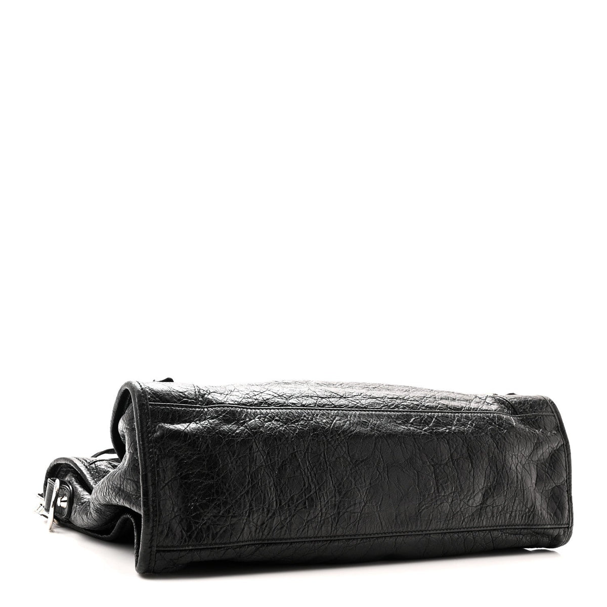 Agneau Classic Silver Hardware City Black