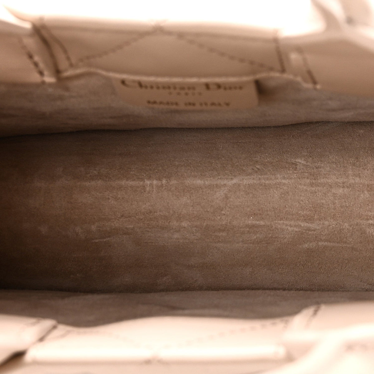 Calfskin Macrocannage Mini Book Tote Trench Beige